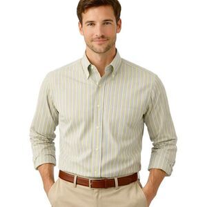 Scott Barber Long Sleeve Dress Shirt XXL NWOT Sage Green *